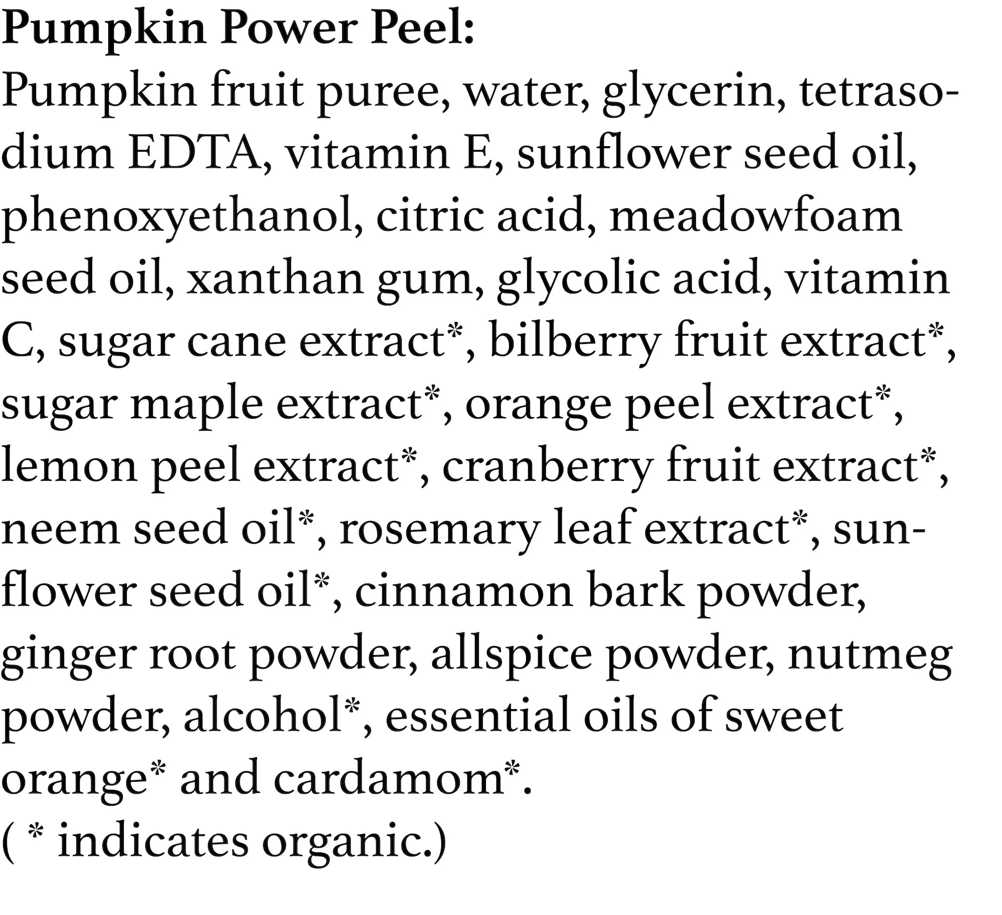 Pumpkin Power Peel – 2 oz